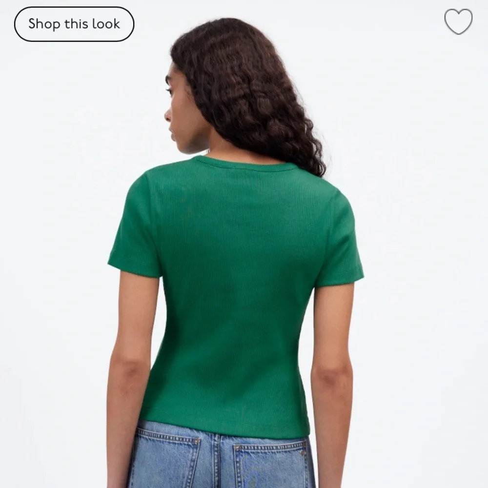 Madewell Ribbed Crewneck Pocket Tee - Picture 4 of 8